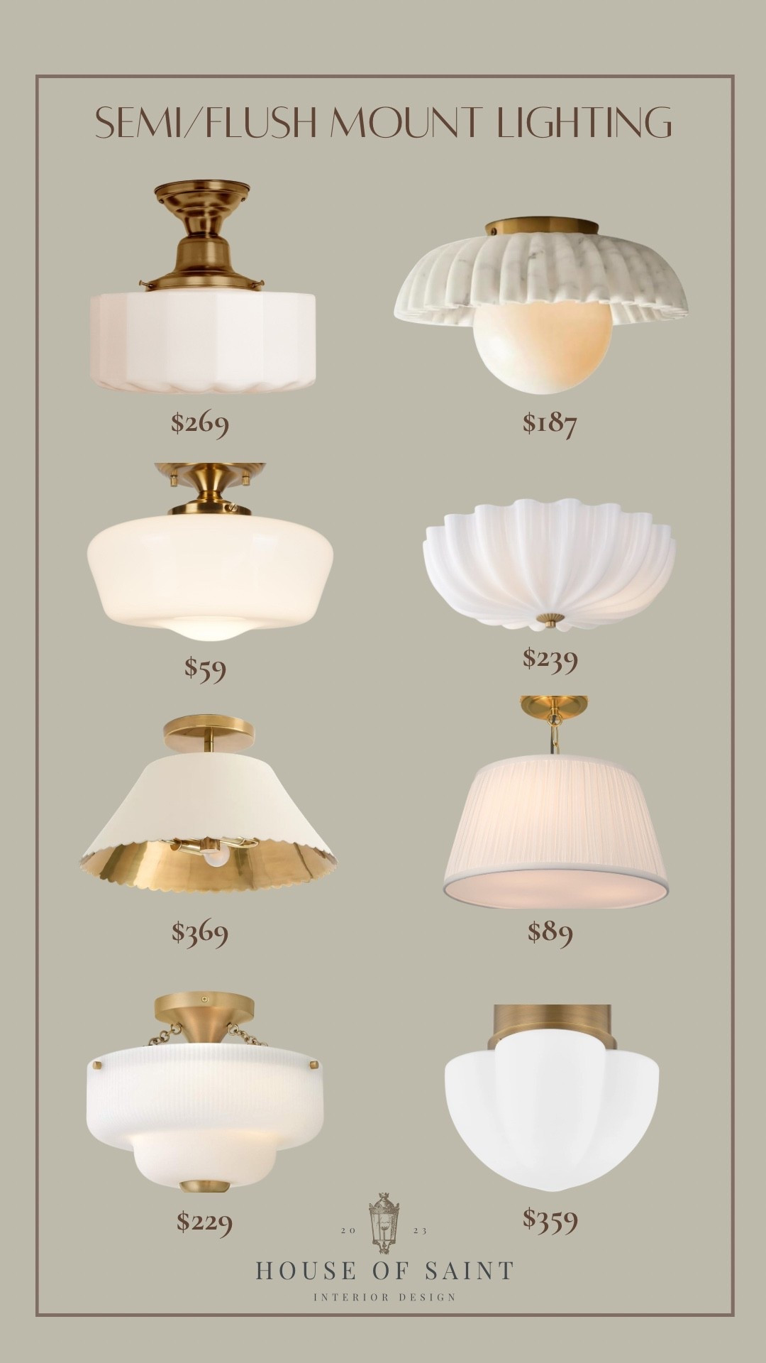 Semi-flush mounts that look designer without the designer price 🤍✨

These are the kind of lighting swaps that instantly make a home feel more custom and collected — soft shapes, warm brass, and just enough detail to elevate your ceilings.

Linked a mix of splurge + save options so you can get the look at any price point 👇 

 

#LTKHome