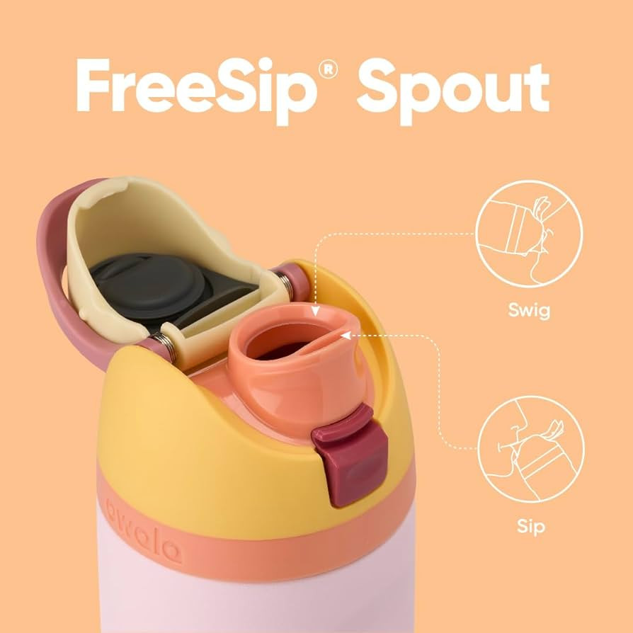 Owala FreeSip Insulated Stainless Steel Water Bottle with Straw for Sports and Travel, BPA-Free S... | Amazon (US)