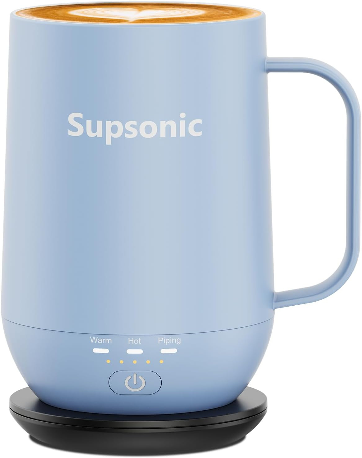 Supsonic - 16oz Self Heating Coffee Mug, Smart Heated Coffee Mug Faster Direct-Contact Heating Up to 149°F, Coffee Mug Warmer Set with Auto Shut-Off - Gifts for Men Women | S2 | Amazon (US)