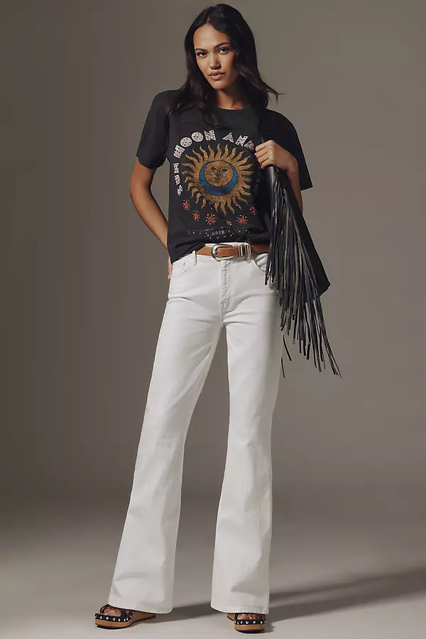 The Weekender Mid-Rise Flare Jeans | Anthropologie (US)