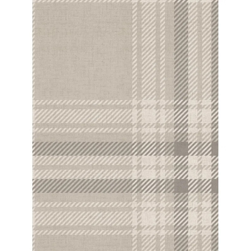 Cozy Plaid Peel And Stick Wallpaper | Wayfair North America