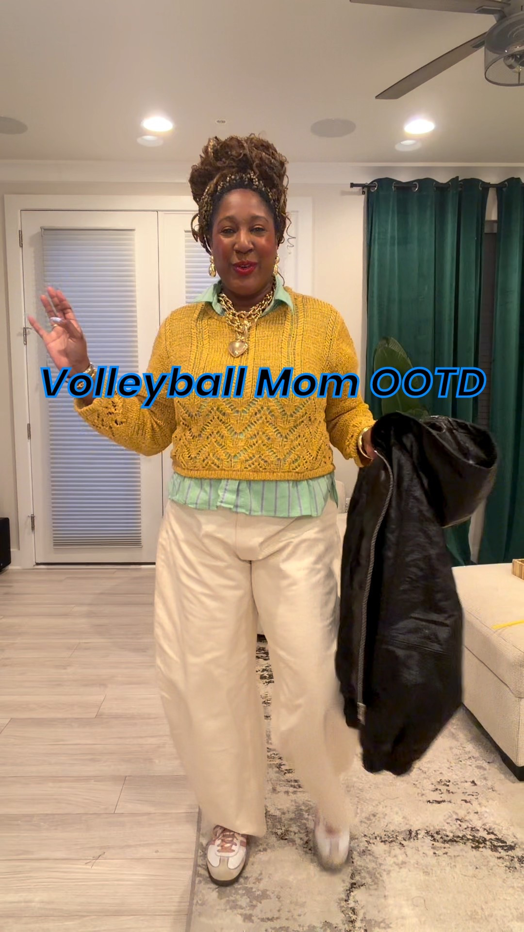 I’m in love with this volleyball mom OOTD! This amazing faux leather hooded jacket by Michael Kors is on sale! I showed my personal style by styling my KBB by Kahlana jeans with a variety of prints and colors.

#LTKTall #LTKOver40 #LTKmomlife