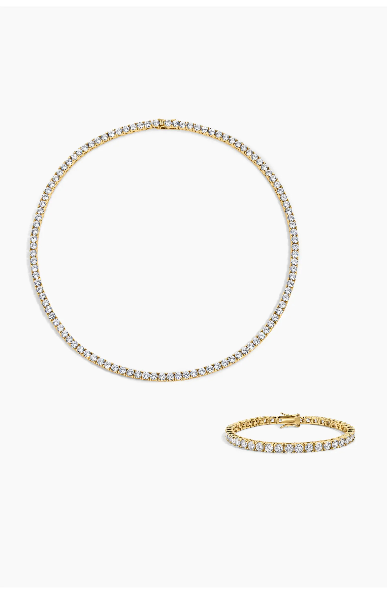 Electric Picks Richie Tennis Necklace and Bracelet - Set of 2 | Nordstrom | Nordstrom