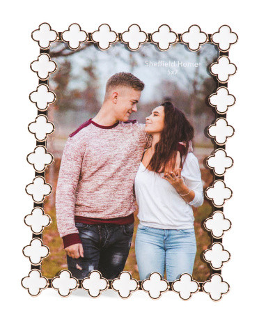 5x7 Quatrefoil Tabletop Picture Frame | TJ Maxx