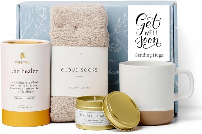 Unboxme Comforting Care Package for Women - Organic Self-Care Get Well Soon Gift Basket with Fluf... | Amazon (US)