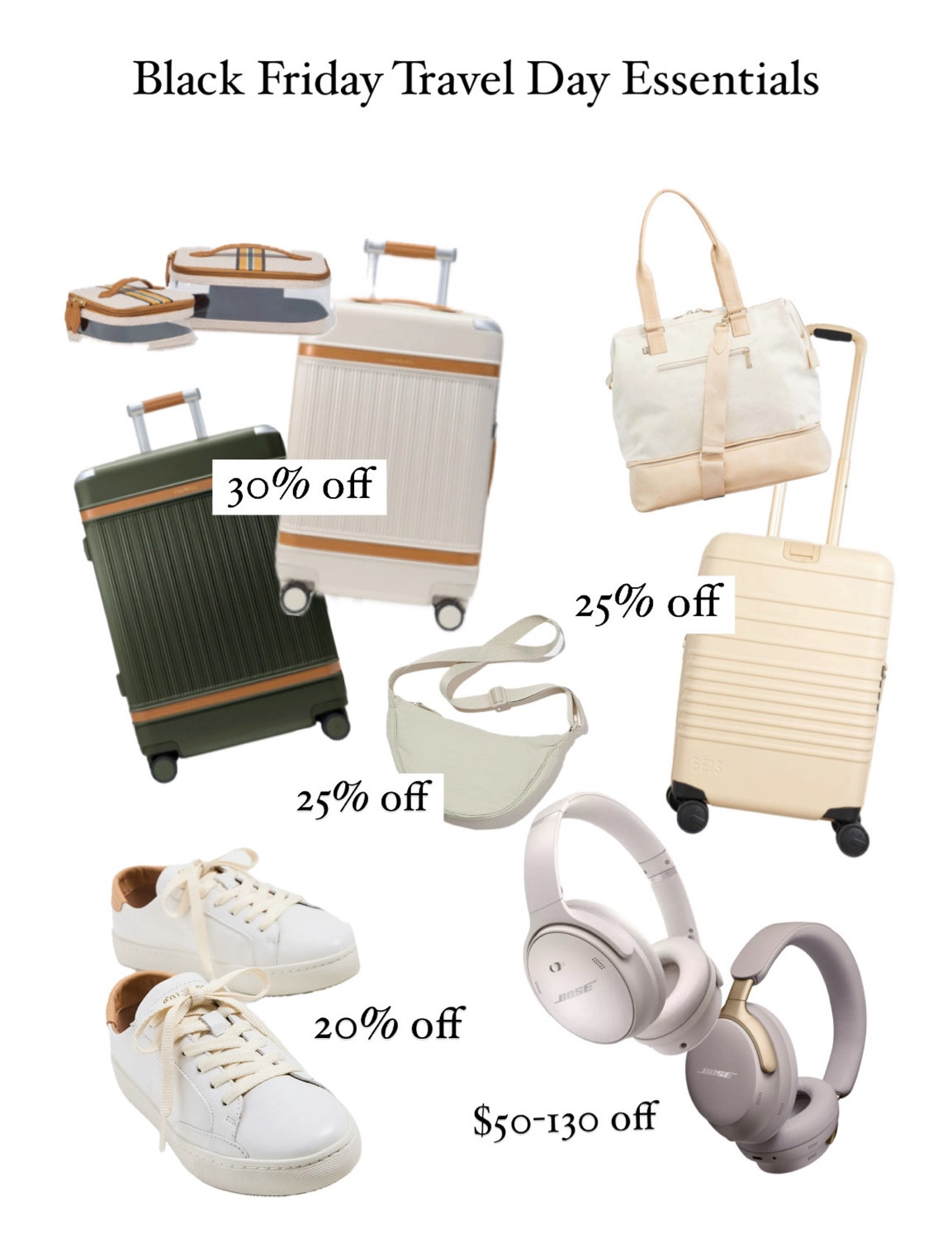 My Black Friday travel day essentials on sale! 

Find full write ups on my “why” for each product on my blog (LAXtoLuxury.com) and any non-LTK links can be found at https://laxtoluxury.com/shop-my-looks 

#LTKSeasonal #LTKCyberWeek #LTKGiftGuide