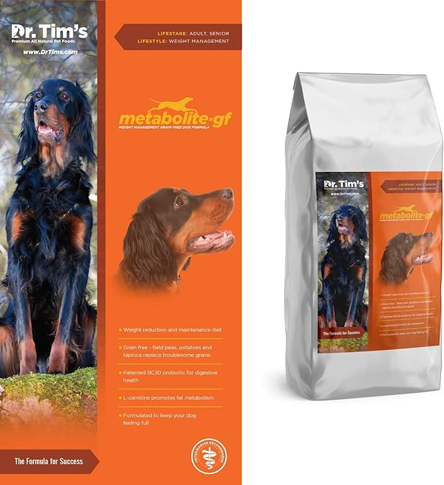 Dr. Tim's Grain Free Weight Management Metabolite Premium Dog Food, 12 lb. Bag | Amazon (US)