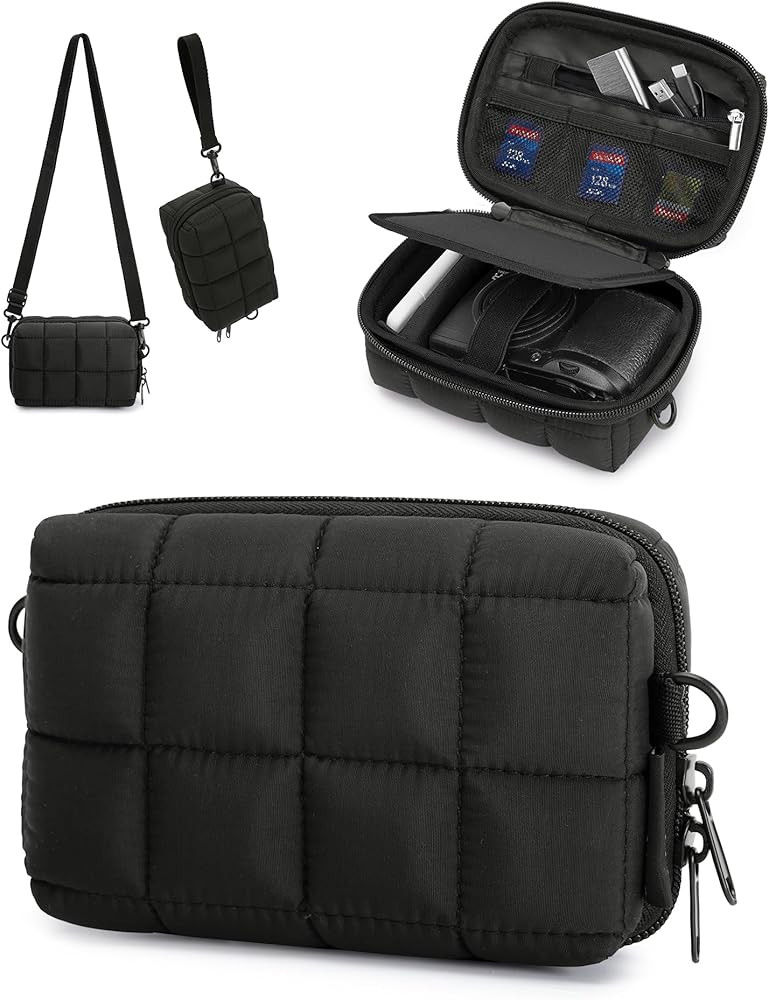 BAGSMART Digital Camera Case, Protective Puffy Camera Case with 2 Carrying Ways, Lightweight & Wa... | Amazon (US)