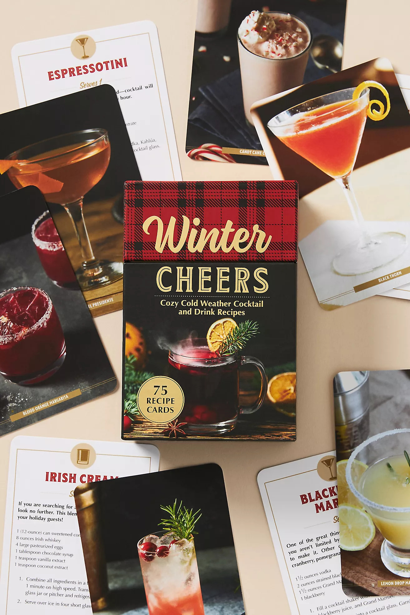 Winter Cheers Cocktail Card Deck | Anthropologie (US)