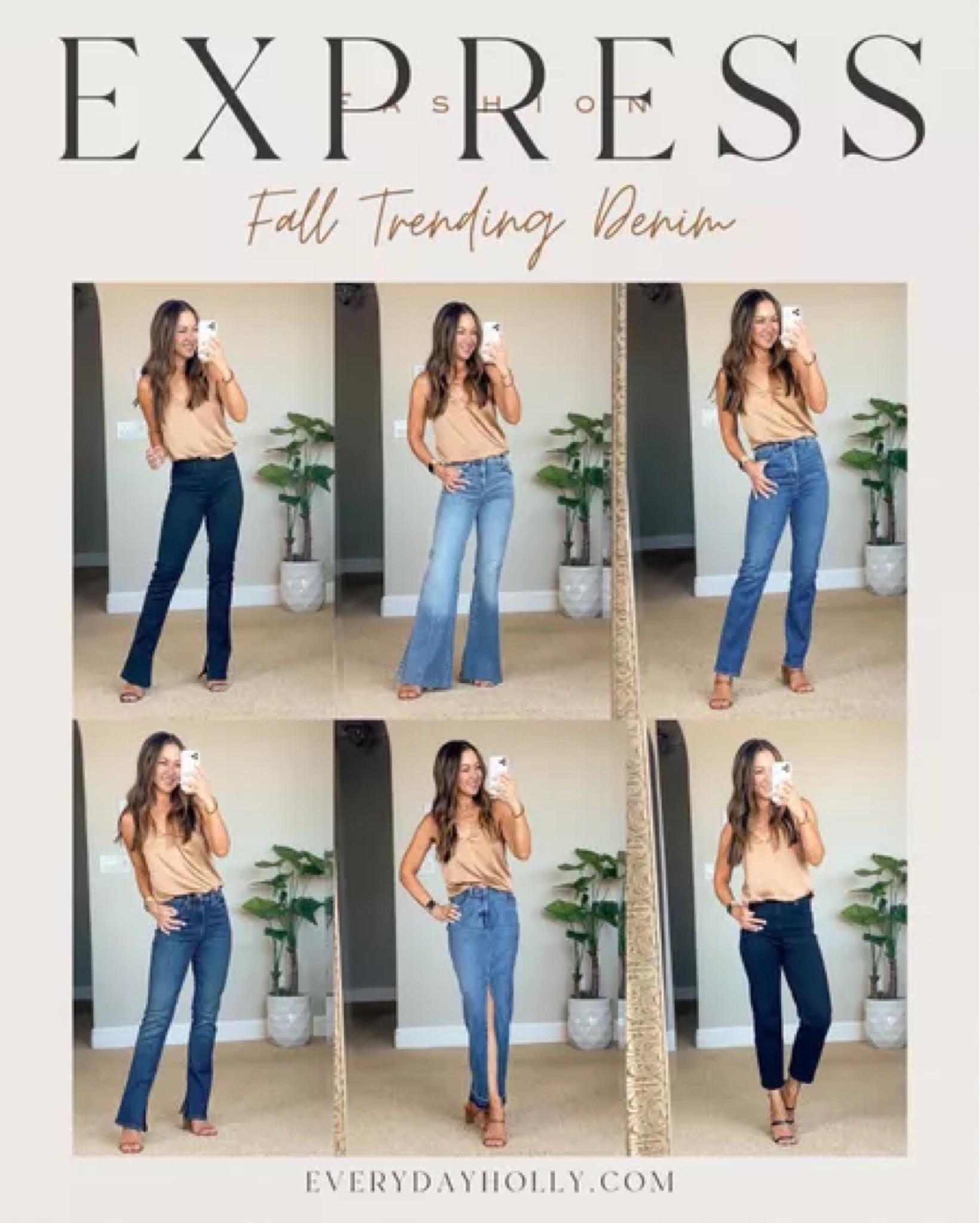 💥 save at 40% on everything at Express! Fall Trending denim Styles available and short, regular, and long lengths. The cutest satin Cami, perfect for layering and wearing on its own. Size XS | high waisted front slit Maxi denim skirt, size 0. | super high rise medium wash 90s slim straight jeans size 0 short | mid rise, dark wash, and black skyscraper jeans size 0 short | mid rise light wash raw him 70s flare jeans size 0 short | high waisted, black straight ankle jeans, size 0 short Fall, denim//Trending denim//express denim//petite, denim//fall, capsule, wardrobe//fall, Staples//gold layered necklace//slim belts//black belt//reversible belt// 


#LTKunder50 #LTKsalealert #LTKover40