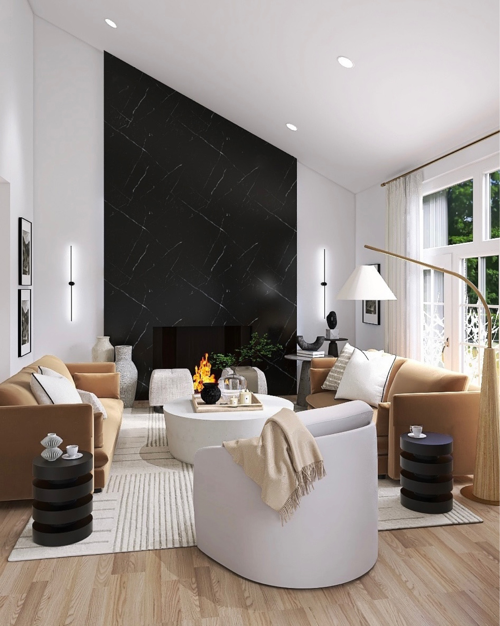 Modern living room. Cozy living, elevated home decor. Shop this look!

#LTKstyletip #LTKhome #LTKsalealert