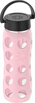 Lifefactory 22-Ounce BPA-Free Glass Water Bottle with Classic Cap and Protective Silicone Sleeve,... | Amazon (US)