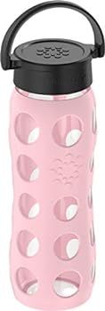 Lifefactory 22-Ounce BPA-Free Glass Water Bottle with Classic Cap and Protective Silicone Sleeve,... | Amazon (US)