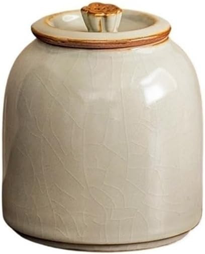 Tea Storage Jar, Mihuang Ru Kiln Tea Jar Household Ceramic Storage Container Tins With Sealed Lid... | Amazon (US)