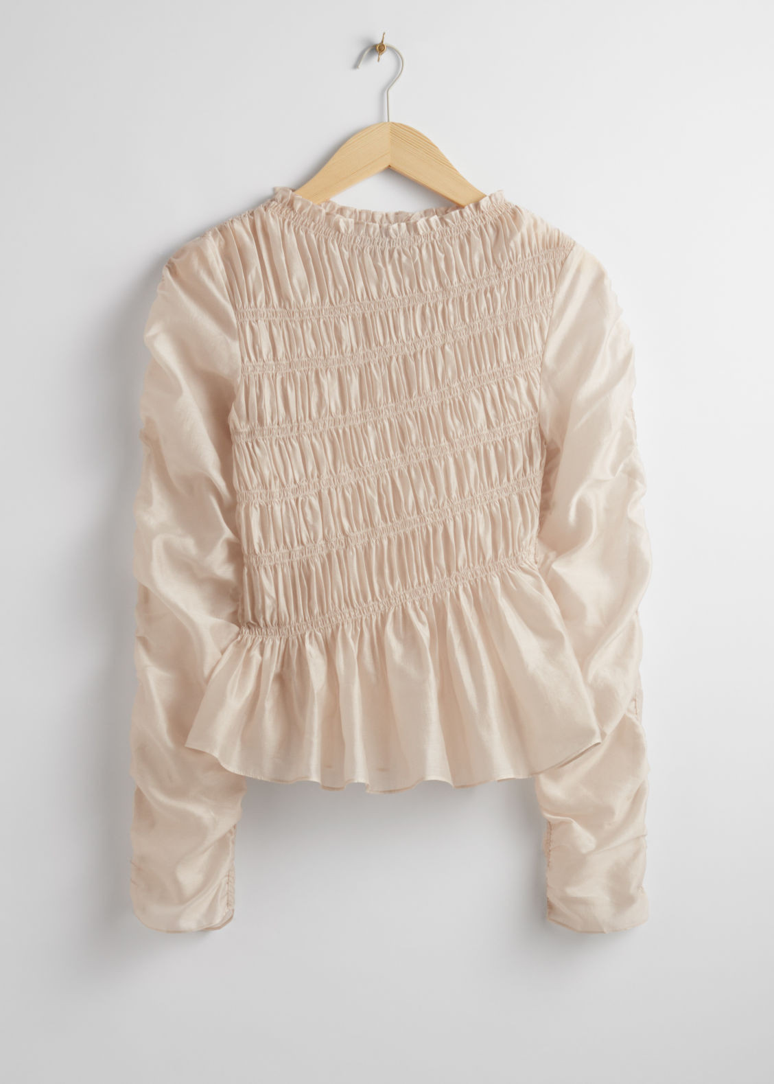 Smocked Top - Beige | & Other Stories (EU + UK)