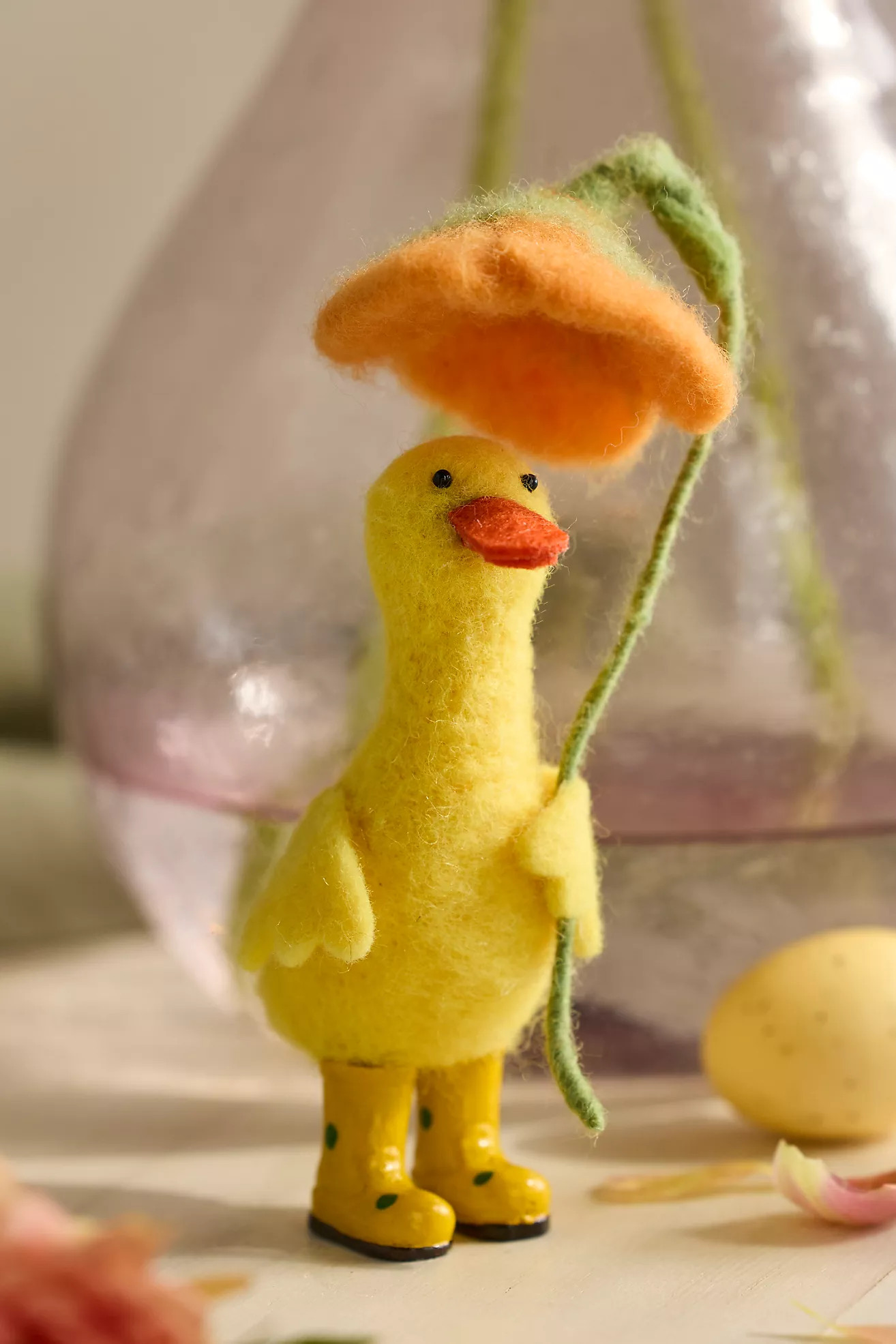 April Showers Duck Felt Critter | Anthropologie (US)