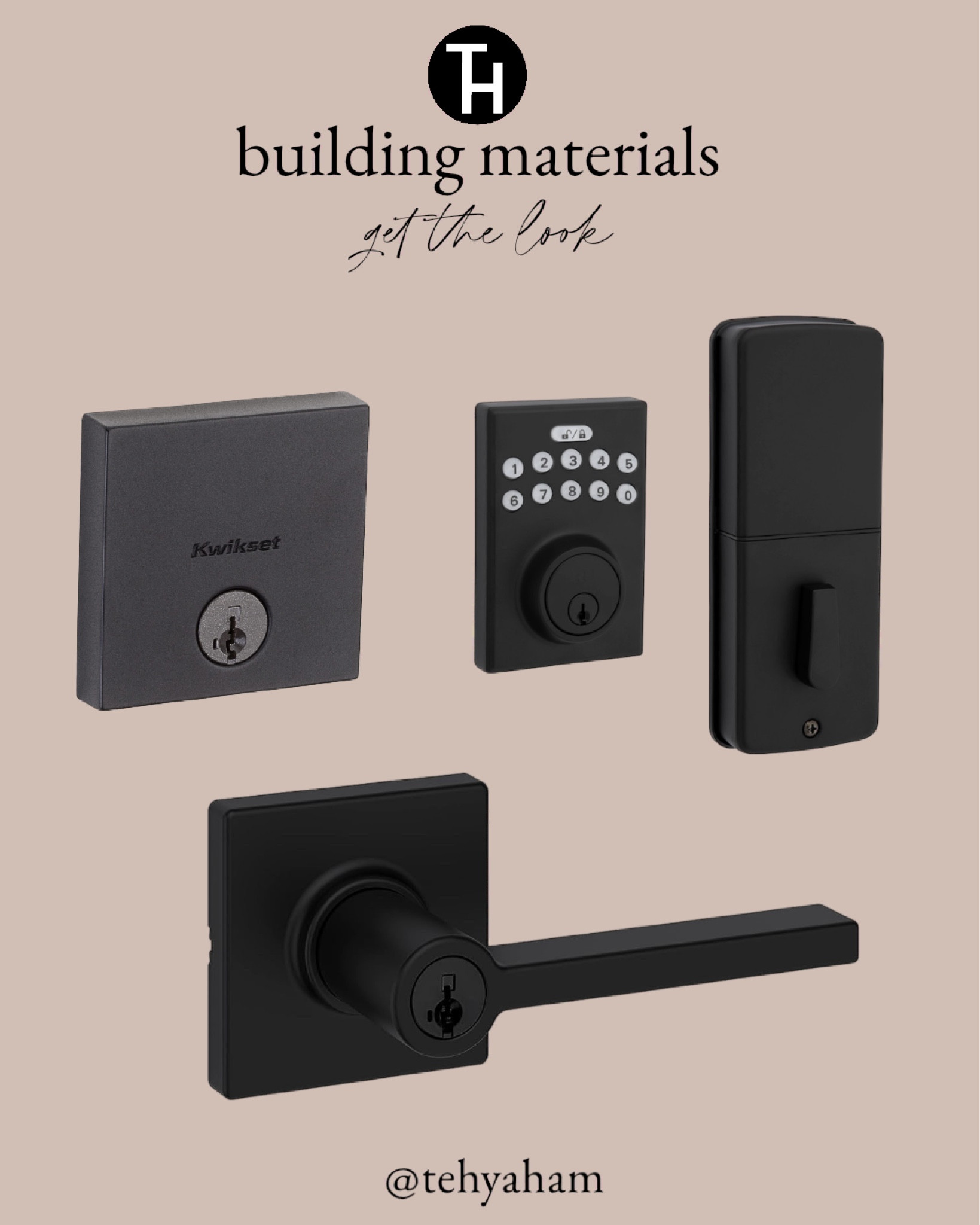Building materials. Door handles keypad deadbolt 

#LTKhome #LTKfindsunder50 #LTKSale