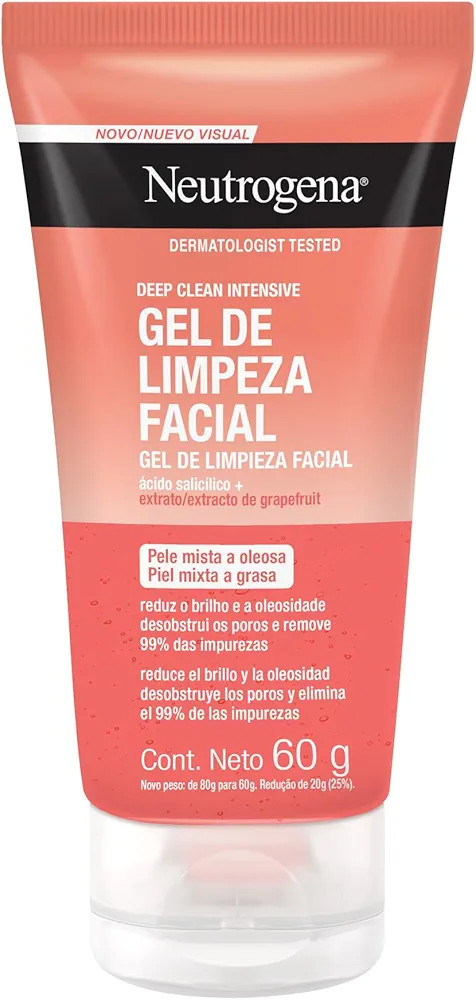 Neutrogena Gel de Limpeza Deep Clean Grapefruit, 60g | Amazon (BR)