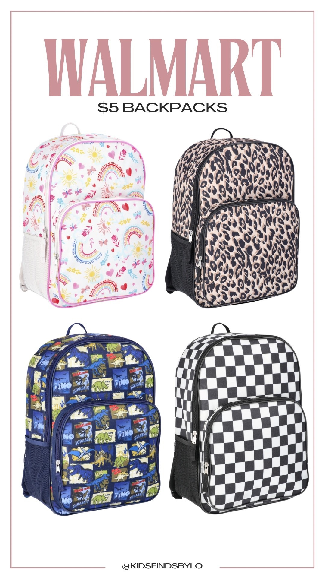 New $5 backpacks from Walmart!

#LTKKids #LTKFamily #LTKBaby