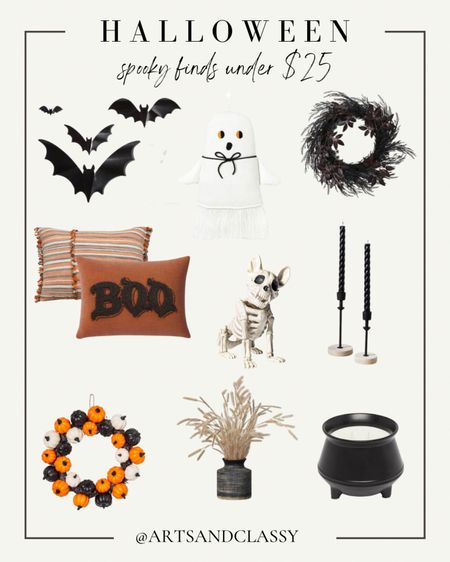 If spooky vibes are more your thing, these Halloween home decor finds are for you! With a more traditional color palette of orange and black, you can celebrate the season on a budget! These target Halloween finds are all under $25! #halloweendecor #spookyseason #target

#LTKhome #LTKunder50 #LTKSeasonal