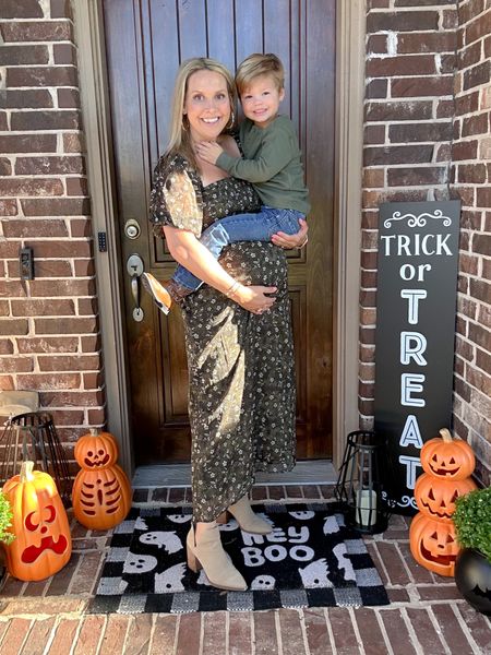 The cutest fall outfits from Old Navy! I’m wearing a size small in this maternity dress and William is wearing a 4T shirt and 3T jeans  

Fall dresses, family photos, fall outfits, fall shoes, fall decor, Halloween 

#LTKkids #LTKsalealert #LTKbump