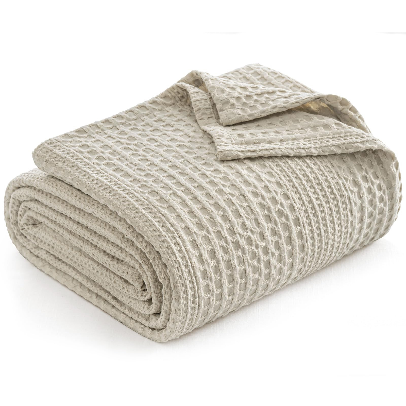 PHF Lightweight Waffle Weave Blanket King Size, Breathable & Ultra Soft, 104"x 90" Soft & Cozy Th... | Amazon (US)