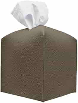 Carrotez Tissue Box Cover, [Refined] Modern PU Leather Square Tissue Box Holder - Decorative Hold... | Amazon (US)