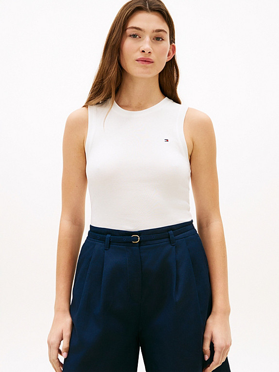 Slim Crew Neck Tank Top | Tommy Hilfiger UK