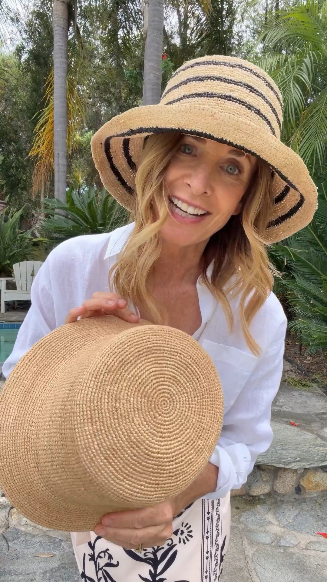 If you’re packing for vacation, you need to see these hats. ☀️✨

I’m sharing two of my favorite hats that are perfect for travel, beach days, and everyday wear.

One of the biggest reasons I wear hats is to help protect my face from the sun. Along with sunblock, they provide extra coverage and help keep our skin looking its best.

They’re stylish, practical, and an easy way to complete any outfit while staying sun-smart. 🙌

Which one would you choose? 💕

#LTKdayinmylife #LTKOver40 #LTKTravel