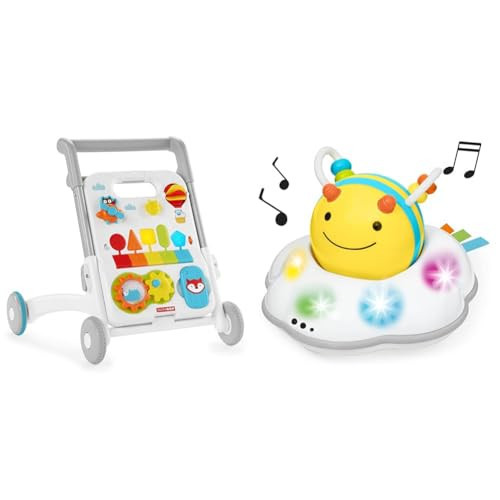 Skip Hop Explore & More 4-in-1 Walker & Crawl Toy, 3-Stage Developmental Learning, Follow-Me Bee | Amazon (US)