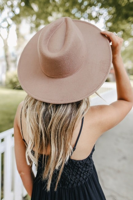 Amore Wide Brim Khaki Hat | Magnolia Boutique