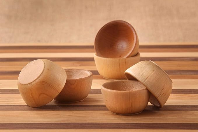 Wooden Mini Pinch Bowls for the Cook 6 PC Set | Amazon (US)