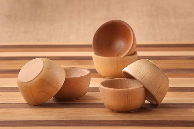 Wooden Mini Pinch Bowls for the Cook 6 PC Set | Amazon (US)