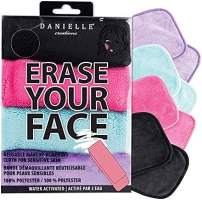 Make-up Removing Cloths 4 Count, Erase Your Face By Danielle Enterprises Enterprises Enterprises | Amazon (US)