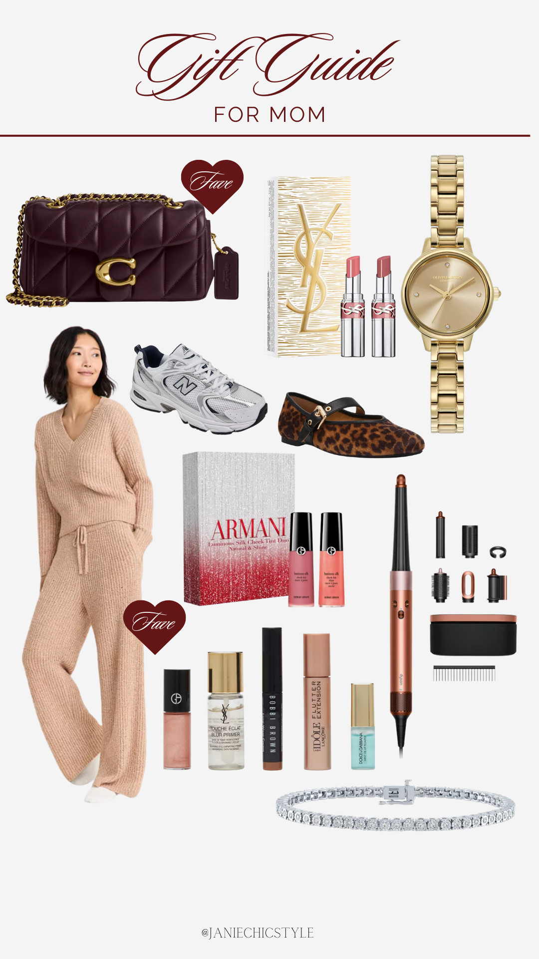 A curated holiday gift guide filled with great steals — from timeless jewelry and chic accessories to luxe beauty favorites, cozy sets, and must-have gadgets. Perfect for gifting or treating yourself this season. Everything is linked for easy shopping. Olivia Burton – Seiko – Coach – Drybar – Macy’s Beauty – Tory Burch – Yves Saint Laurent – Dolce Vita – Hotel Collection – State of Day – I.N.C. – Giorgio Armani Beauty – New Balance – Dyson – holiday gift guide – Black Friday deals – Cyber Monday – women’s gifts – luxury gifts – self-care gifts – handbags – jewelry – watches – makeup – perfume – cozy sets – slippers – beauty tools – trendy accessories – gifts for her – holiday shopping  

 #LTKCyberWeek #LTKGiftGuide #LTKmomlife