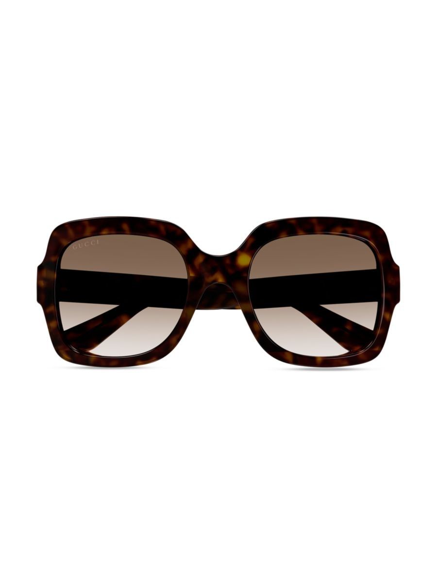 Gucci Minimal 54MM Square Sunglasses | Saks Fifth Avenue