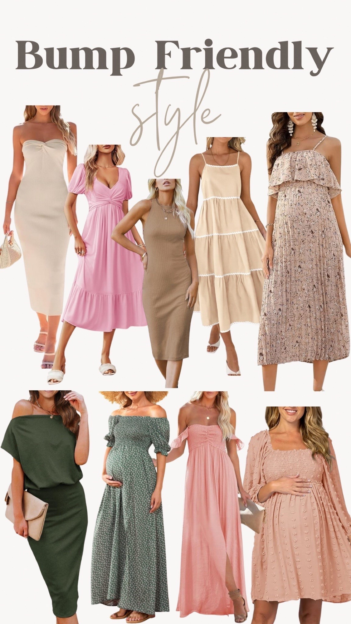 Bump friendly styles from Amazon 💕


Maternity, pregnancy dresses, maternity photo shoot dress, pregnancy dress, baby shower dress, bump friendly dresses, spring dresses 



#LTKmomlife #LTKBaby #LTKBump