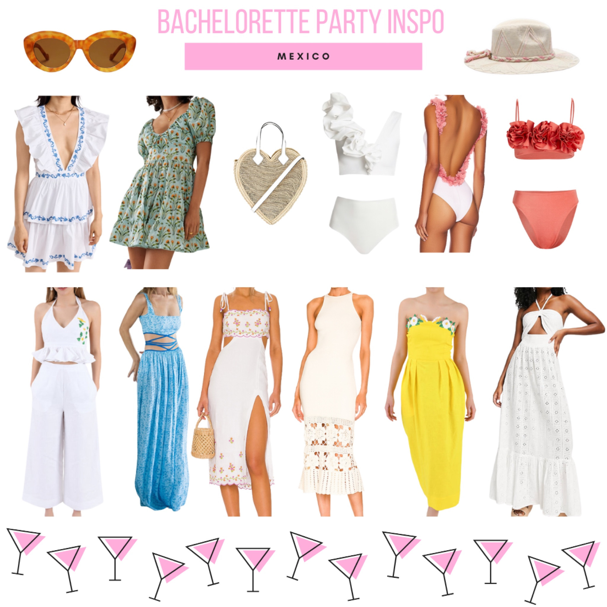 Mexico Bachelorette Party Looks 🍹

#LTKtravel #LTKswim #LTKwedding
