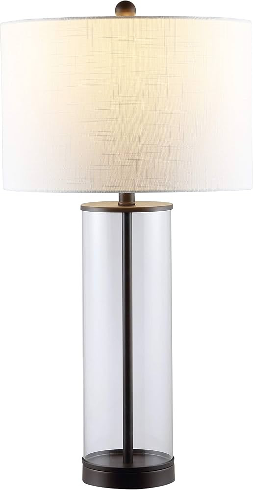 JONATHAN Y JYL2005B Collins 29" Glass LED Table Lamp Modern Contemporary Bedside Desk Nightstand ... | Amazon (US)