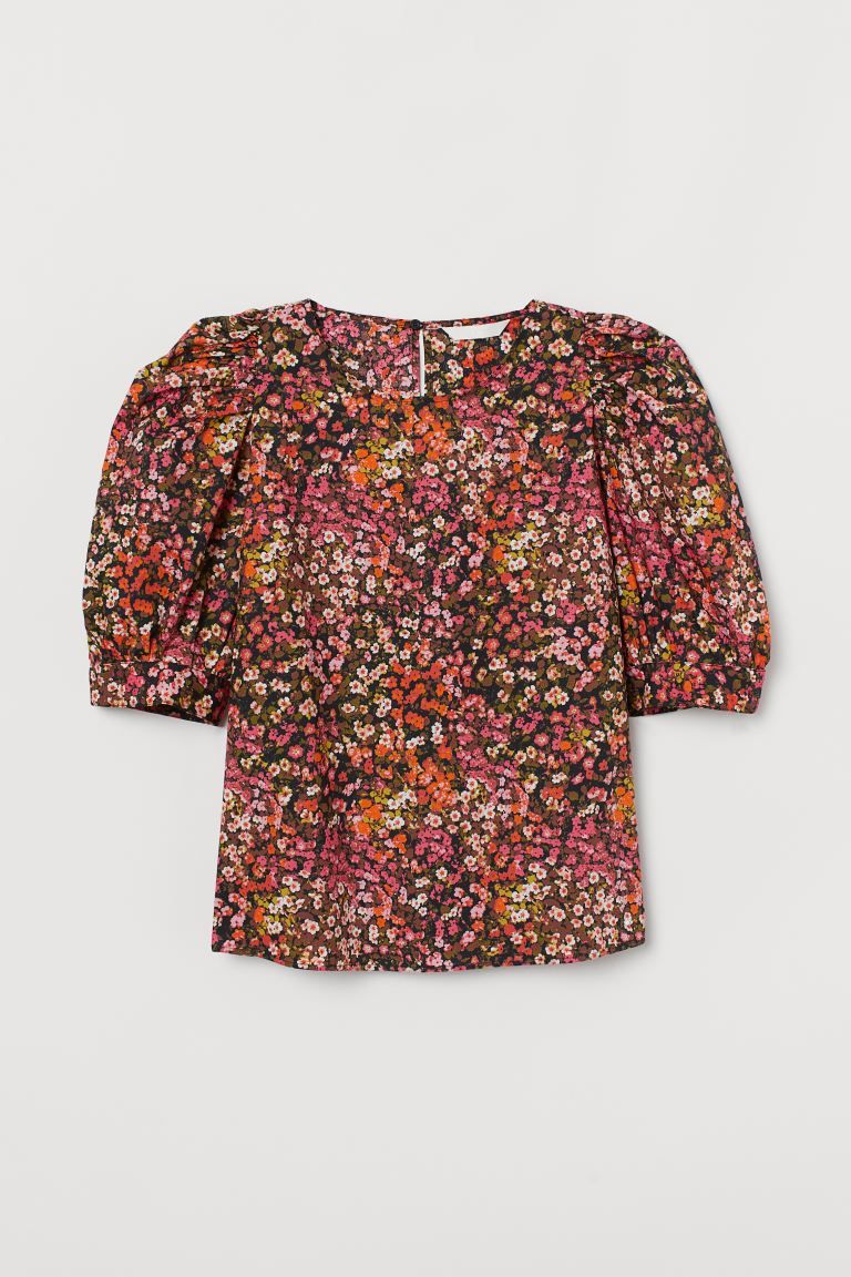 Puff-sleeved Blouse | H&M (US + CA)