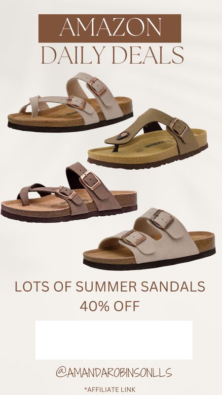 Amazon Daily Deals
Cushionaire summer sandals 

#LTKShoeCrush #LTKSaleAlert