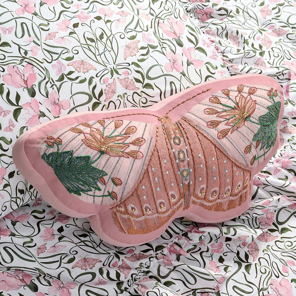 Wicked Glinda Butterfly Shaped Pillow | Pottery Barn Teen