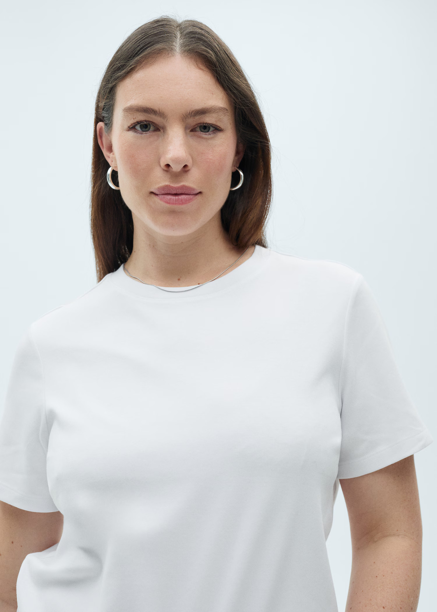 Basic 100% cotton t-shirt - Women | MANGO USA | Mango (US/MX/AU)
