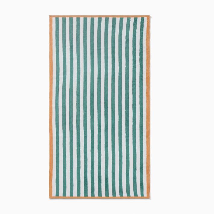 Biarritz Woven Stripe Beach Towel | West Elm (US)
