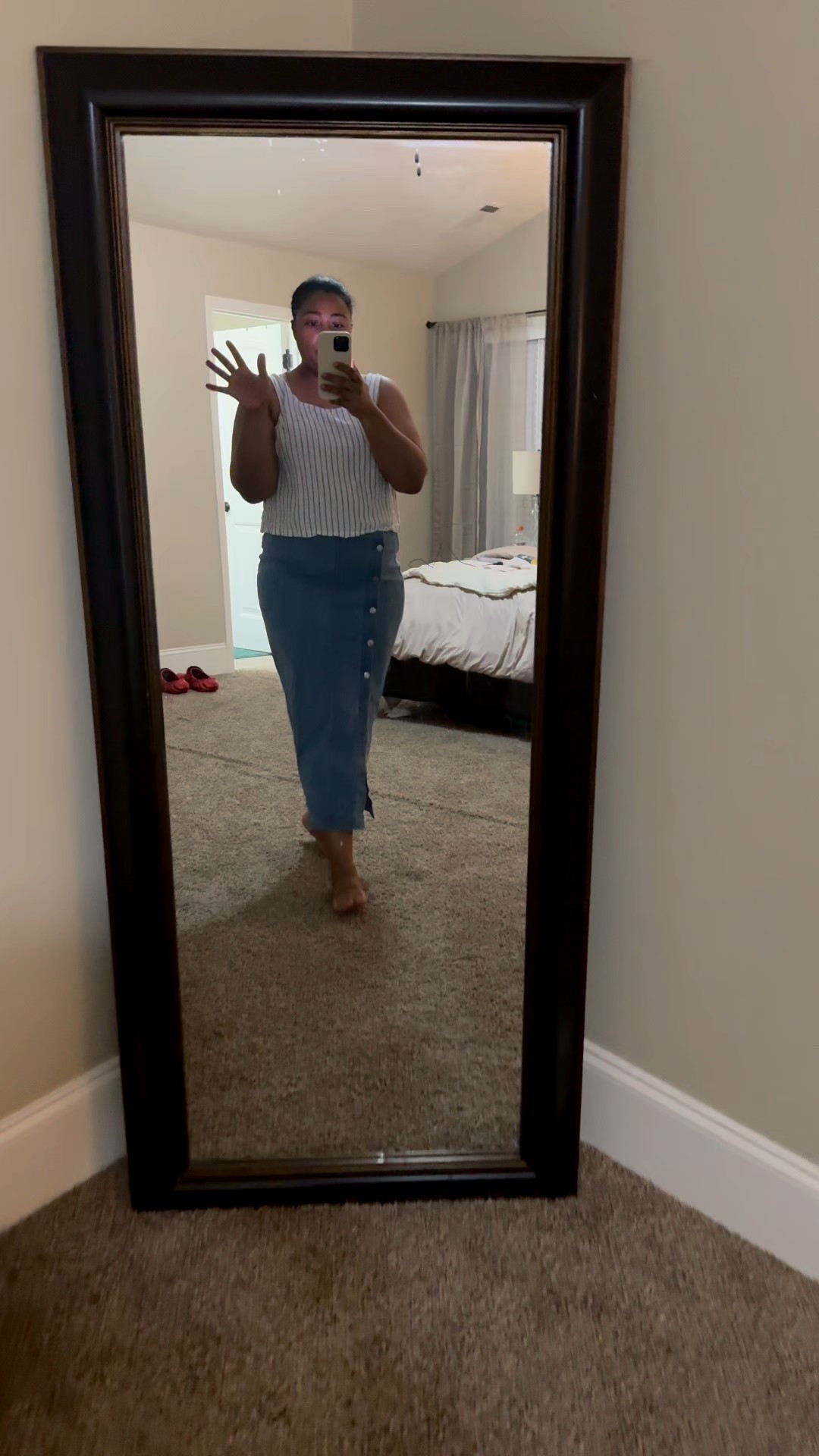 This denim skirt is sooooo good! So much stretch great for any season! 

#LTKMidsize #LTKStyleTip #LTKHoliday