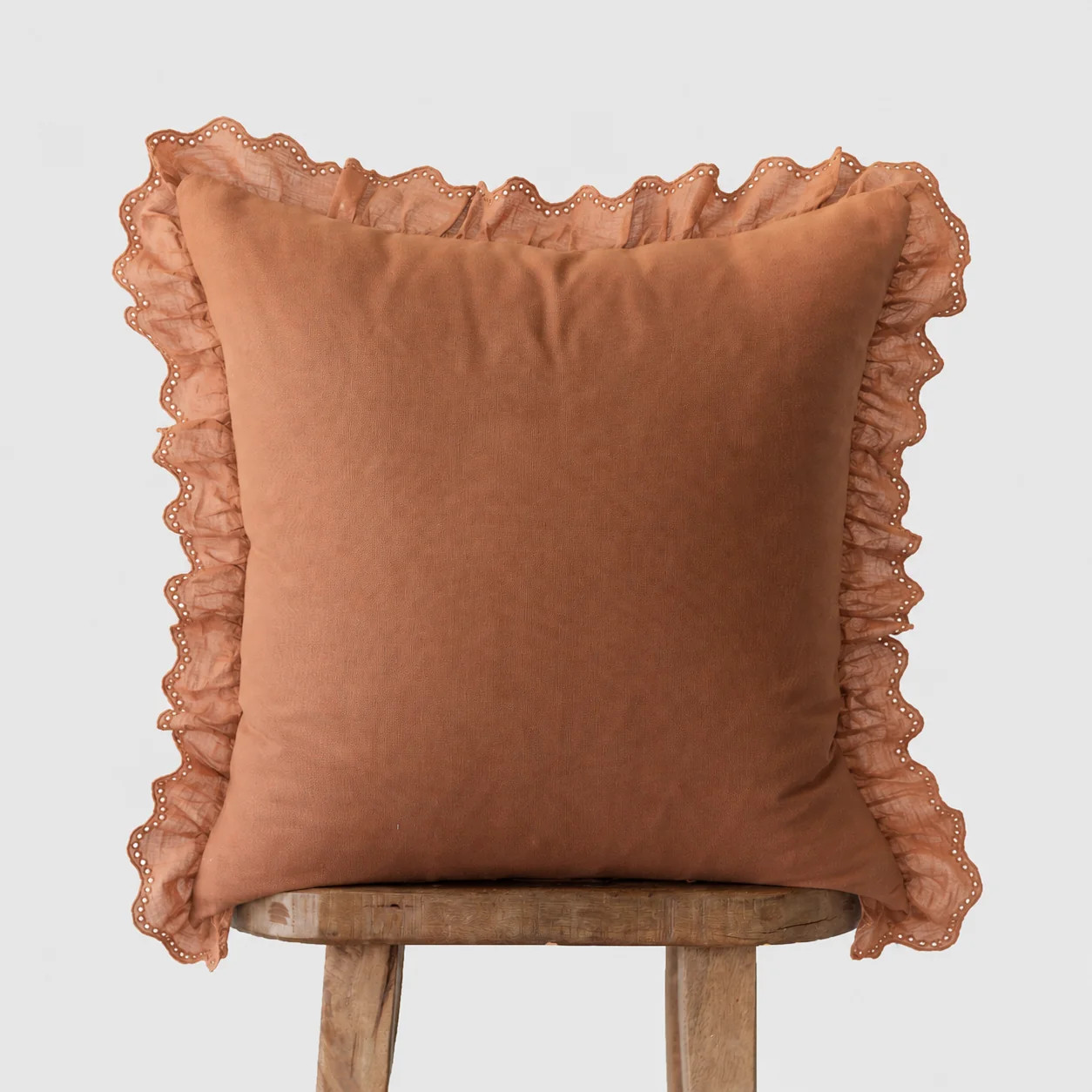 Adobe Eyelet Ruffle Basics - 18" | 22" | 26" | 12x20" | 12x40" | Woven Nook