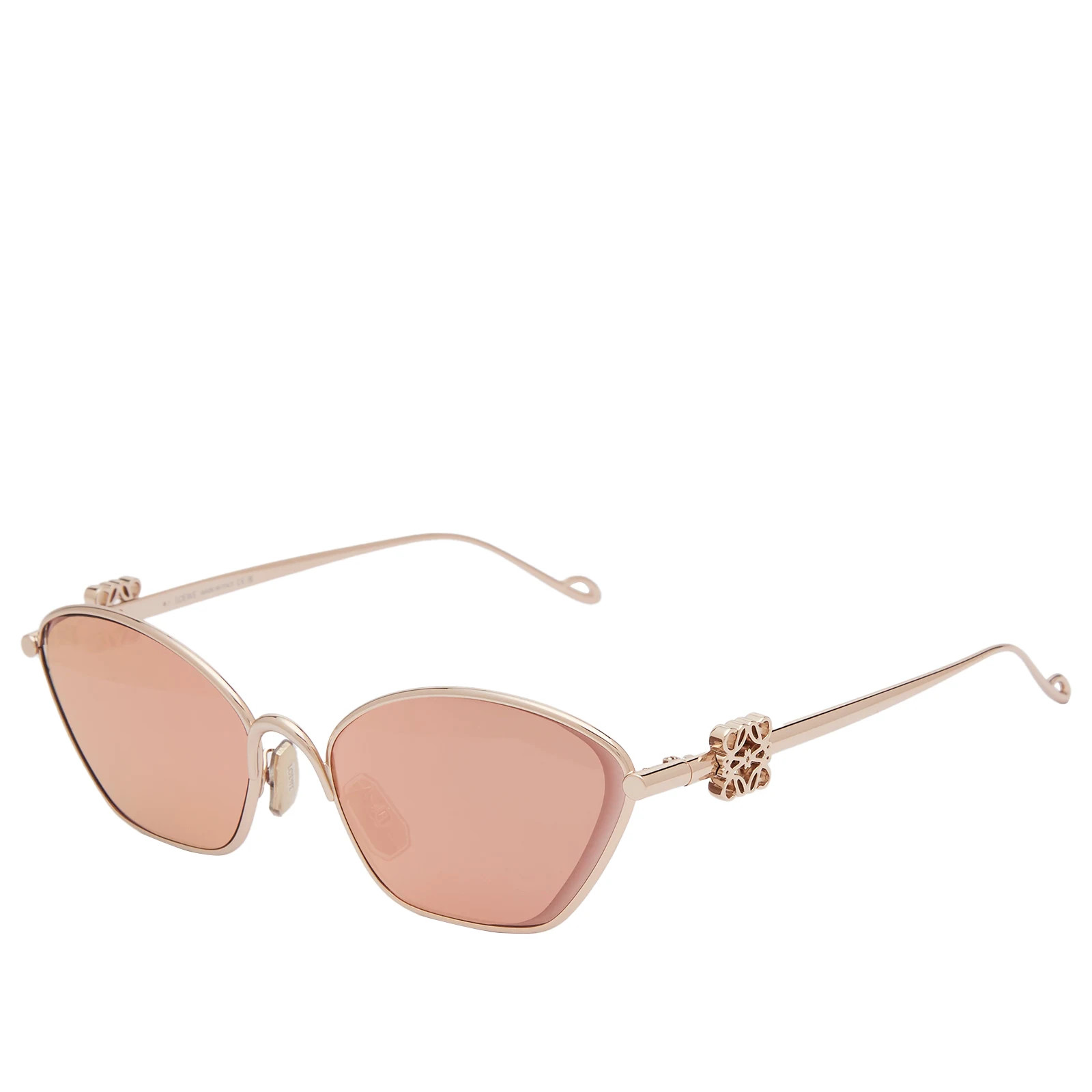 Loewe Eyewear Women's Anagram Cat Eye Sunglasses in Gold/Rose | END. Clothing
