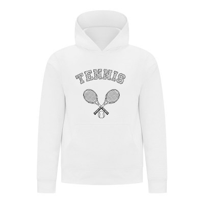 Everyday Kids Tennis Collection Hoodie – Classic Tennis Sketch Graphic Sweatshirt | Target