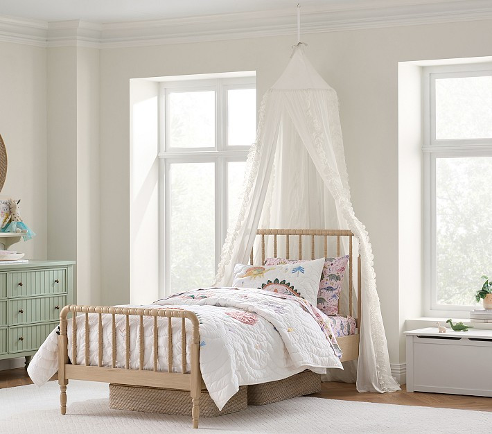 Ruched Eyelet Canopy | Pottery Barn Kids