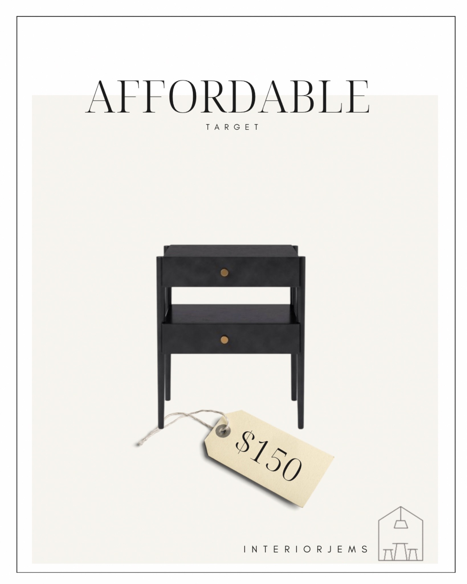 Nightstands back in stock, black nightstands, duo nightstand, look for less, $150 nightstand, target 

#LTKsalealert #LTKhome #LTKstyletip